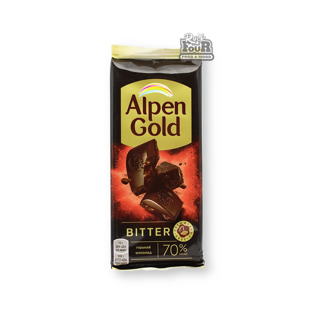 Շոկոլադե սալիկ «Alpen Gold» դառը 70% 80գ